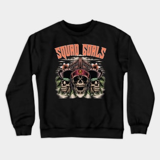 Squad Goals Funny Pirate Lovers Design Crewneck Sweatshirt